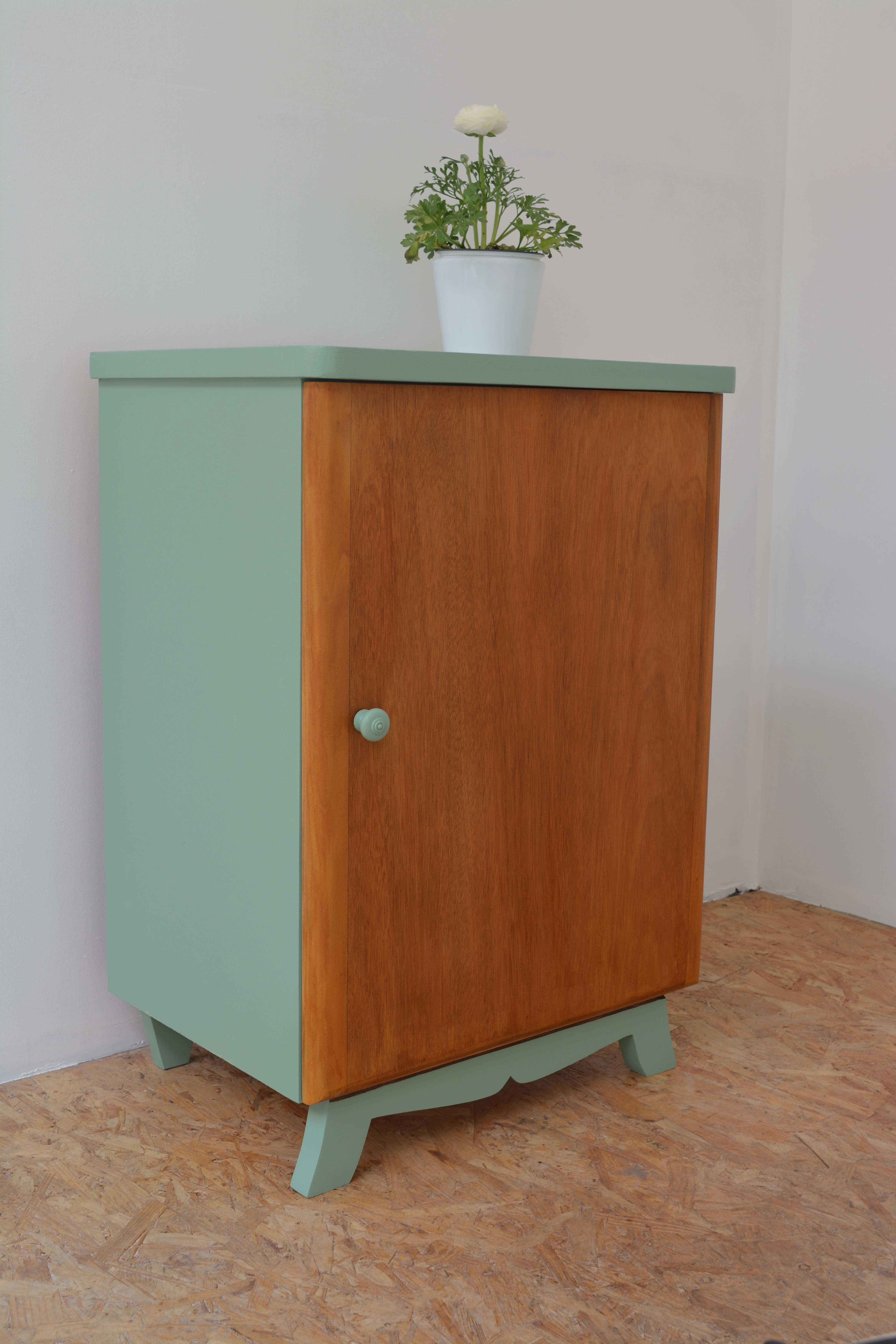 Meuble à couture relooké bois